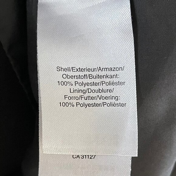 DKNY Women's Size 8 One Button Suit Jacket Black Single Breasted - Picture 6 of 8